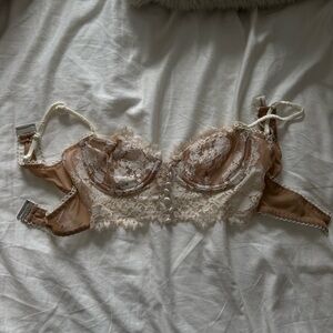 for love & lemons white lace bralette top